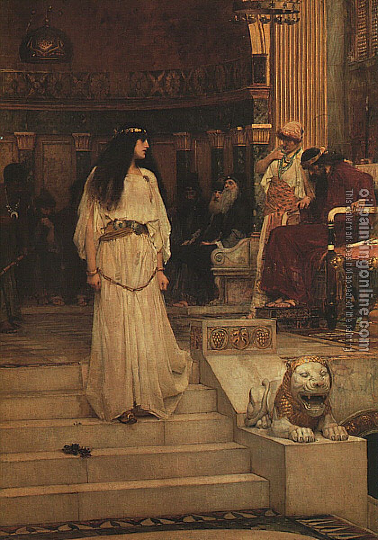 Waterhouse, John William - Mariamne Leaving the Judgement Seat of Herod